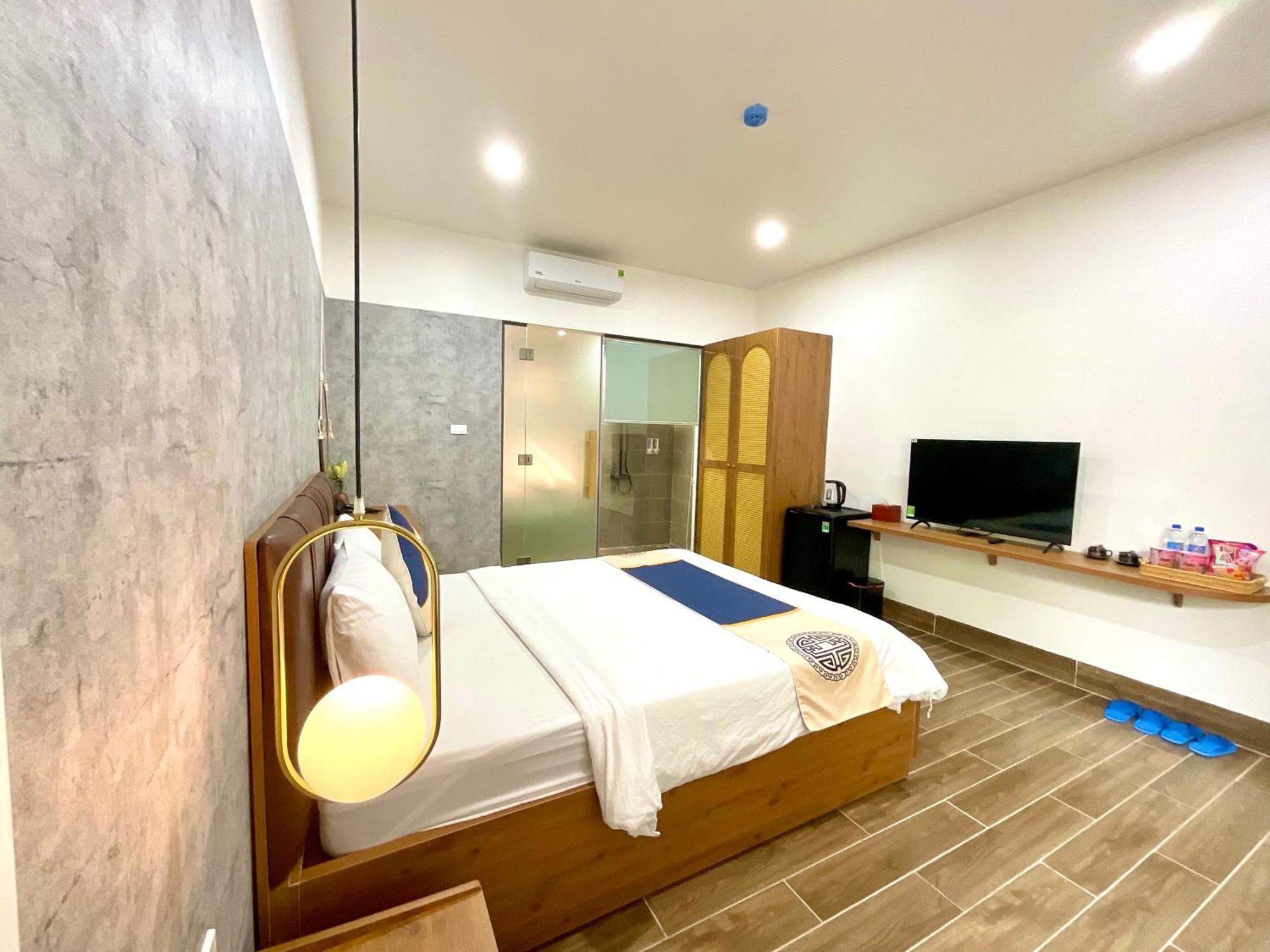 Khai Hoan Luxury Hotel Ben Cat Exterior foto